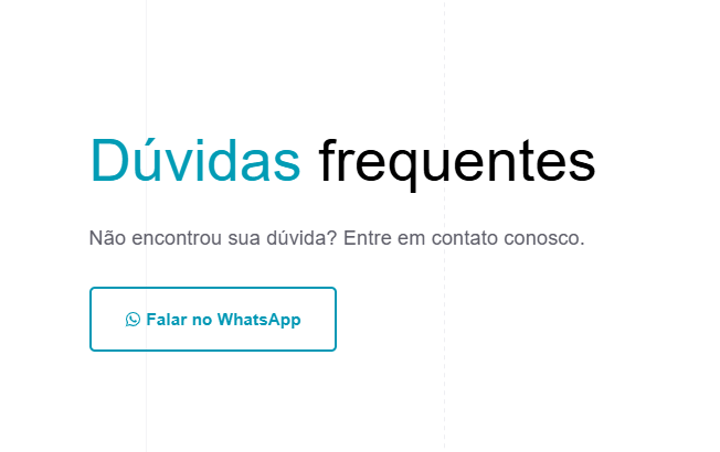 botão de contato suporte-Waster na plataforma